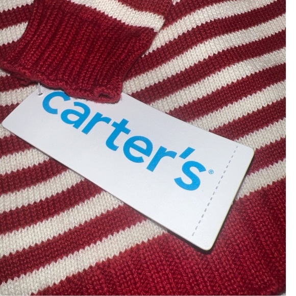 Carter's Baby 3-Piece Holiday/Christmas Outfit Set| Sweater/Pant/Hat | NEW/NWT♥️ - Picture 6 of 7